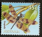 Stamps Australia -  Dragonfly - Libélula