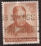 Stamps India -  Centenario Nacimiento Ramabai Ranade  1962  15 Naye Paisa Indio
