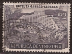 Stamps Venezuela -  Hotel Tamanaco Caracas 1958 aéreo 2 bolívares