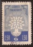 Stamps : America : Paraguay :  Año Mundial de los Refugiados  1960 1,50 guaranis