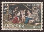 Stamps : Europe : Andorra :  Navidad 1972  2 ptas