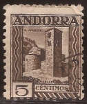 Stamps Andorra -  S Juan de Caselles  1934  5 cents