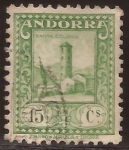 Stamps Andorra -  Santa Coloma  1934  15 cents