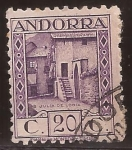 Sellos del Mundo : Europa : Andorra : S Julià de Loria  1934 20 cents