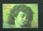 Stamps Andorra -  arcangel San Miguel