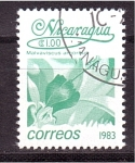 Stamps Nicaragua -  serie- Flores locales