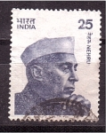 Sellos de Asia - India -  Nehru