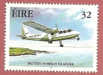 Stamps : Europe : Ireland :  Avión  - Britten Norman Islander