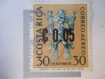 Stamps Costa Rica -  Arqueología Centro Américana.