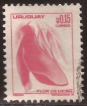 Sellos de America - Uruguay -  Flor de Ceibo  1976  0,15 nuevo peso