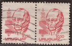Stamps : America : Uruguay :  General José Artigas  1980  0,50 nuevo peso