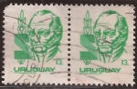 Sellos de America - Uruguay -  General José Artigas  1980  3 nuevo peso