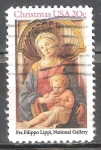 Sellos de America - Estados Unidos -  Navidad. Virgen con el Niño (Fra Filippo Lippi).