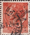 Stamps Italy -  Moneda de Siracusa  1955 10 liras