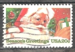 Stamps United States -  Navidad. Papá Noel.