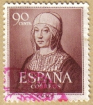 Stamps Spain -  V Centenario Nacimiento Isabel la Catolica