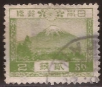 Stamps Japan -  Fujiyama  1926  2 sen japones