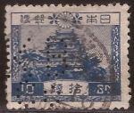 Stamps : Asia : Japan :  Templo  1926  10 sen japonés