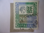 Stamps Italy -  Cifras - Due Mila - Scoot/It.1292.