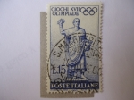Stamps : Europe : Italy :  Giochi XVII Olímpiade - Juegos Olímpicos de Verano 1960-Roma 