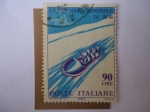 Stamps Italy -  Campeonato Mundial de Bob - Cortina D´Ampezzo.