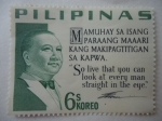 Sellos de America - Filipinas -  Elpidio Quirino 