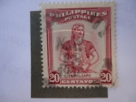 Stamps Philippines -  16 Centenario - Indigena: Lapu-Lapu 1521,..