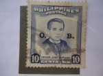 Stamps Philippines -  Padre, José Mª Apolonio Burgos 1837/72.,