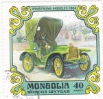 Sellos de Asia - Mongolia -  coche de epoca