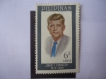 Stamps Philippines -  John Fitzgerald Kennedy  (1917-1963)