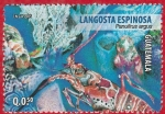 Stamps Guatemala -  Langosta Espinosa