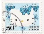 Sellos del Mundo : Asia : Jap�n : Comic - Hello Kitty