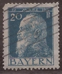 Sellos del Mundo : Europa : Alemania : Príncipe Regente Luitpold  1911 20 pfennig