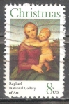 Sellos de America - Estados Unidos -  Navidad. Pequeño Cowper Madonna (Rafael).