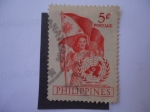 Sellos de Asia - Filipinas -  United Nations Day