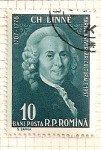 Stamps Romania -  Carlos LInneo. Cientifico