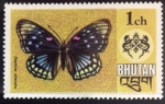Stamps Bhutan -  Mariposa 