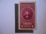 Stamps Costa Rica -  Juan Mora Fernández  (1784-1854)