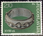 Stamps Yugoslavia -  Pulsera plata, Kosovo