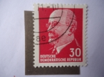Stamps Germany -  Walter Ulbricht (S/587)