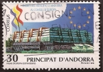 Sellos de Europa - Andorra -  Palacio de Europa - Estrasburgo  1995 30 ptas