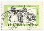 Sellos de America - Argentina -  MONUMENTOS HISTÓRICOS. CAPILLA DE CANDONGA, EN CÓRDOBA. YVERT AR 1136a