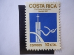 Stamps Costa Rica -  Pro-Ciudad de los Niños. Navidad 1987.