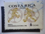 Sellos de America - Costa Rica -  Mexico-Copa Mundial de Futbol 1986.