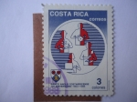 Stamps Costa Rica -  Banco Anglo Costarricense - 125 Aniversario 1863-1988