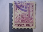 Stamps Costa Rica -  Catedral de Tilaran.