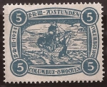 Stamps : America : Germany :  Z-R-III Los Angeles   1924 5$