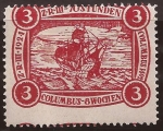 Stamps : America : Germany :  Z-R-III Los Angeles  1924 3$