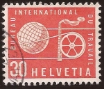 Sellos de Europa - Suiza -  Bureau International du Travail  1969 30 cents