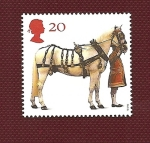 Stamps United Kingdom -  Caballos de la Reina